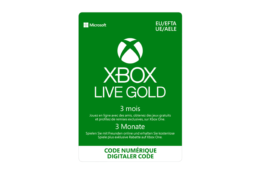 Xbox Live Gold Abonnement - 3 Monate